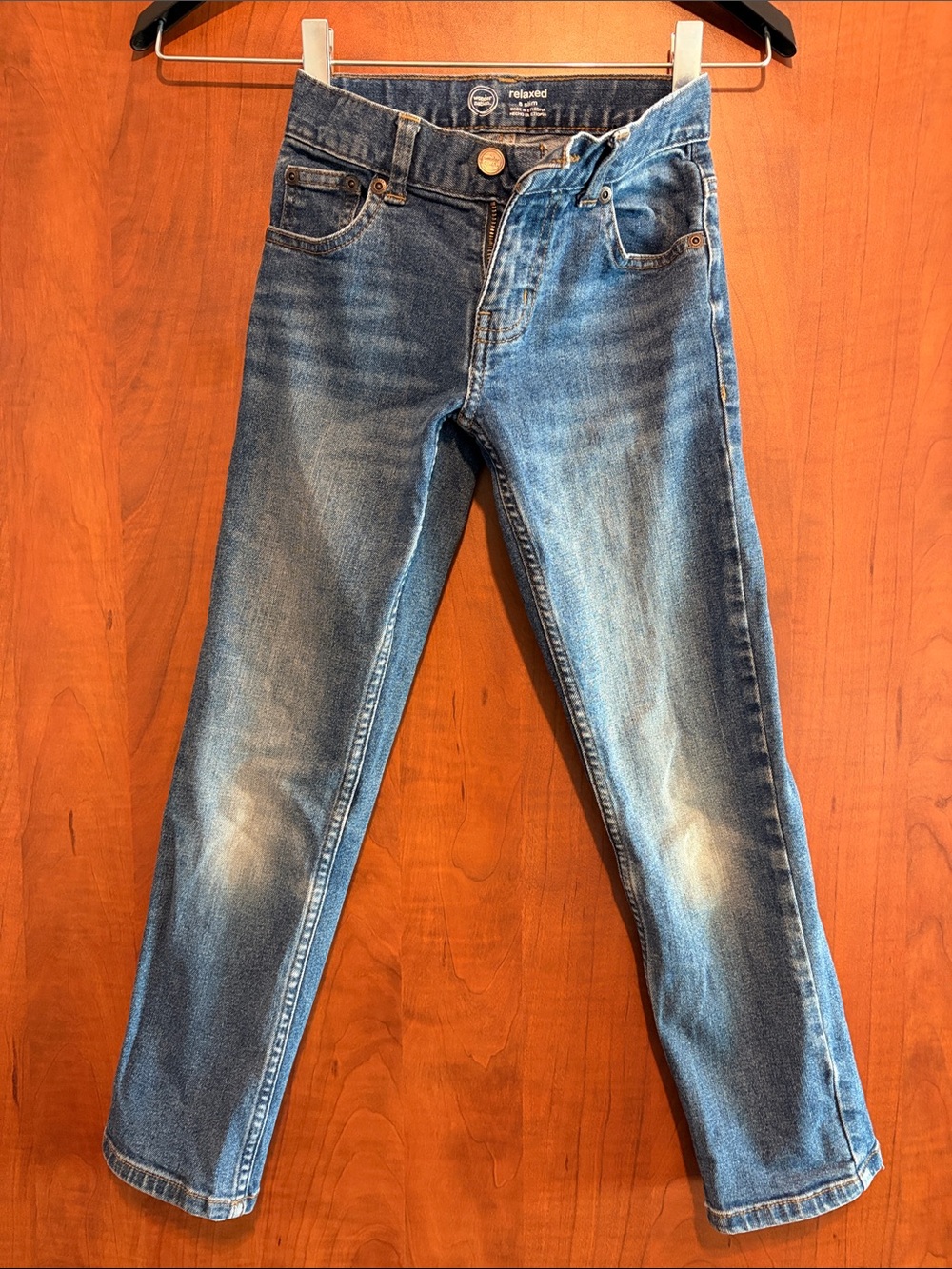 wonder nation Boys Blue Washed Jeans